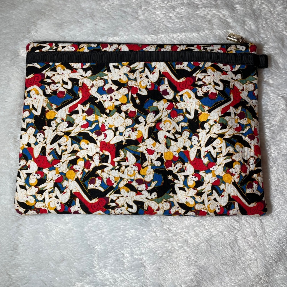 Carolina Herrera Target Neiman Marcus Graphic Print Pouch Clutch Pop Art - Picture 2 of 8